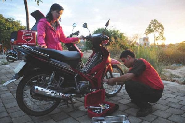  Yamaha còn cung cấp dịch vụ sửa chữa lưu động lần đầu tiên có mặt tại Việt Nam 