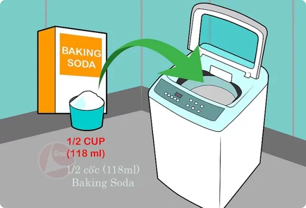 1/2 cốc baking soda