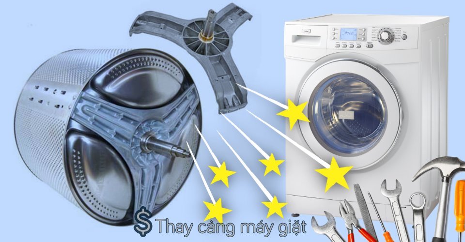 giá thay càng máy giặt